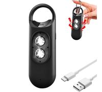 Smart Alert Device - Rechargeable Alarm for Daily Security | Abs Construction with 130db Keychain Strobe Light, Personal Protection Tool, Elderly, Students Kids, Women, Sister, Senior College