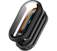 Smart Band 9 Case, Versatile Pc Protective Cover With Screen Protector, Protective Film Compatible With Xiaomi Mi Band 9 - Black