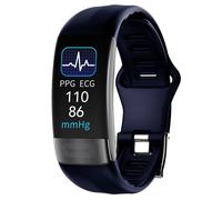 Smart Band P11Plus Bleu - ECG, Pression Artérielle, Température Corporelle, Suivi d'Exercice-bleu multicolor MONTRE CONNECTEE SPORT
