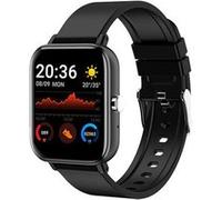 Smart bluetooth watch P8 black bracelet résistant à l'eau fréquence cardiaque température corporelle