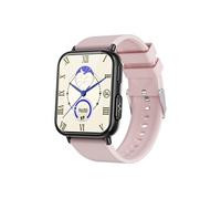 Smart bluetooth watch TK10 rose silicone bracelet résistant à l’eau fréquence cardiaque température corporelle