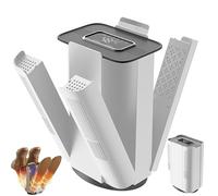 Smart Boot Dryer, Sèche-gants à 4 Bras & Chauffe-bottes Avec écran Tactile Digital, 3 Timer Settings & Contrôle De Température à 2 Vitesses, Circulation D’air Chaud à 360°, For Bottes D’hiver purple