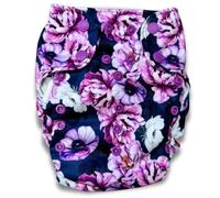 Smart Bottoms Smart One 4.0 AIO Couches en tissu, taille unique, (environ 5 à 16 kg) - Évolutive, en coton bio, lavable et réutilisable, douce pour la peau et durable (Adele)