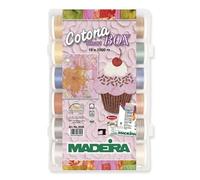 Madeira Bobines de fil Smartbox Cotona No.50 - 18 bobines - 1 005,8 m