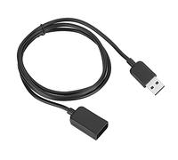 Smart Bracelet Câble de USB pour Smart Bracelet 4, Câble de USB Portable en Caoutchouc TPE Fil Souple Adaptateur de Chargeur USB pour Smart Bracelet 4, 1m/3.28ft, Noir