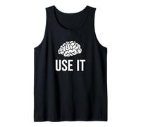 Smart Brain Use It IQ Intelligence Citations Débardeur