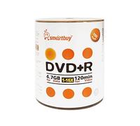 SMART Buy Lot de 100 DVD + R 4.7 Go 16 x Logo vierge données vidéo Movie enregistrable, disque, disque de 100 100pk