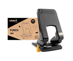 smart by Leviatan Perforatrice 50 Feuilles - Perforateur "1050" Idéal pour les Formats de Papier A4, A5, A6, Folio - Effort Réduit de 60% - Perforeuse pour l'école, Perforateur de Bureau