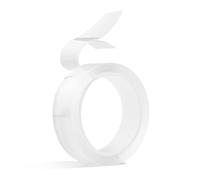 smart by Leviatan Ruban Adhésif Double Face Extra Fort - Transparent Nano Tape 3m, 2 cm - Ruban Adhesif Amovible Réutilisable