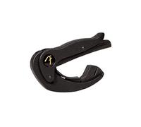 »SMART CAPO - STEEL STRING - FINGERSTYLE« Capo pour guitare avec cordes en acier - Rayon plat - Couleur: Noir