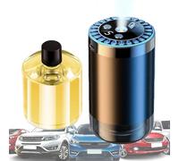 Smart Car Air Freshener - Starry Sky Projection Aromatherapy Diffuser | 7-Color LED Humidifier With 50ml Essential Oil Tank | Automatic On/Off Built-in Battery USB-C For Car Home Office