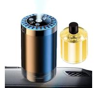 Smart Car Air Freshener, USB Oil Diffuser, 7-Color LED Starry Light, Auto Fragrance Dispenser for Indoor Relaxation, Home, Studio, Bathroom, Nursery, Pet Spaces, Travel, 2.56x2.56x4.33 inches