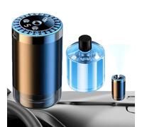 Smart Car Diffuser, Usb Aroma Air Freshener, 7 Color Starry Light, Auto on Off Function Compact for Travel, Bedroom, Bathroom, Pet Room, Indoor Relaxation, 2.56x2.56x4.33 Inches