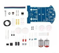 Smart Car Weldering Project DIY Kit pour apprentissage électronique, robot de suivi de ligne avec puce LM393, kit éducatif STEM pour étudiants et amateurs