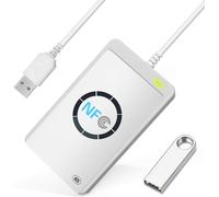 Smart Card Reader ACR122U NFC RFID Card Reader Smart Reader/Writer Contactless M1/UID Reader Writer ISO14443 A/B Mifare Felica So IEC 18092 Tags