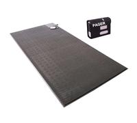 Smart Caregiver Système d'alarme et de téléavertisseur de tapis de sol - Comprend un téléavertisseur sans fil qui alerte lorsque quelqu'un marche sur le capteur durable de tapis de sol de 61 x 121,9