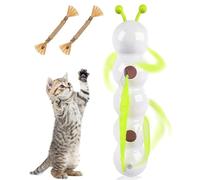 Smart Caterpillar Cat Toy, Interactive Cat Caterpillar Toy with Motion Sensor, Strong Suction Base, Bite-Resistant & Automatic Toys with Replaceable Tail for Indoor Cats' Hunting & Play (1Pc)