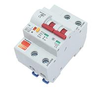 Smart Circuit Breaker, 2p WiFi App Remote AC220V 6Ka Breakers Interrupteur de commande Protection contre les surintensités AC220V32A Faible tension miniature -Support de rail DIN (125A)