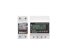 Smart Circuit Earth Leakage Over Under Voltage Protector Relay Switch Breaker Power kWh Bidirectional Meter NWPNLXEA(63A)