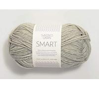 Smart col.1032 Mtled Gris clair env. 100 m 50 g Laine a Tricoter