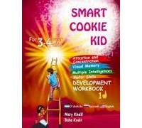 Smart Cookie Kid For 3-4 Year Olds Attention And Concentration Visual Memory Multiple Intelligences Motor Skills Book 1d Uzbek Russian English