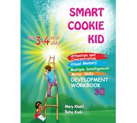 Smart Cookie Kid For 3-4 Year Olds Attention And Concentration Visual Memory Multiple Intelligences Motor Skills Book 3c