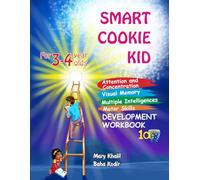 Smart Cookie Kid For 3-4 Year Olds Attention and Concentration Visual Memory Multiple Intelligences Motor Skills Book 1A