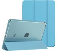 Smart Cover Case For New Ipad 9th Generation 2021, Flip Case With Stand And Semi-Transparent Protector For Ipad 8th Generation 10.2"" 2020/Ipad 7th Generation 10.2"" 2019, Misty Blue