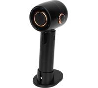 Smart Digital Display Handheld Fan Leafless Silent Small Turbine Fan Pocket Portable USB Electric Fan for Desktop Black