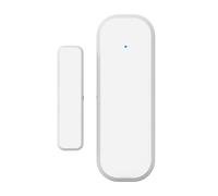 Smart Door Sensor, WiFi Window Alarm, 2.76x0.82 inches Magnetic Trigger Design App Notification Feature, Home Security Device for Indoor Monitoring and Automation Safety System