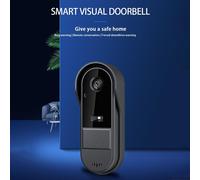 Smart Doorklingor-T��r caméra sans fil cloche vidéo intelligente 125 degrés objectif grand angle objet visuel bidirectionnel vision nocturne One-Button Wake-up f��r Villa Home Office Appartement