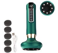 Smart Dynamic Ensemble de thérapies électriques à trois prises sous vide | Masseur de cellulite électrique sous vide Gua Sha Outil de thérapie sous vide trois-en-dessous pour cou, épaule, bras, taille