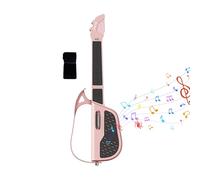Smart Electric Guitar, Foldable Automatic Chord Mode Instrument, Portable LED Light Guide Learning Guitar, Stringless Digital Training Device, Adjustable Practice Tool, Music Learning System