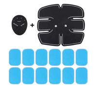 Smart Ems-Entraîneur De Fitness Électrique,Appareil De Musculation,Perte De Poids,Masseur Amincissant Pour Le Corps,Exercice De Fitness Abs - Type Abdomen Set And Pad