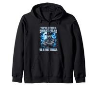 Smart Fella Alpha Wolf Meme Funny Werewolf Maudit Meme Sweat à Capuche