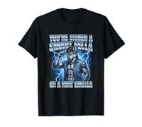 Smart Fella Alpha Wolf Meme Funny Werewolf Maudit Meme T-Shirt