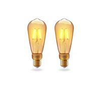 Smart Filament Bulb E27 Vintage Edison (2er-Pack, ersetzt 30 Watt)