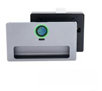 Smart Fingerprint Verrou pour poignée 10 utilisateurs Aluminium Smart | 10 mémoires d'empreintes digitales, faible taux d'erreur, réponse rapide, idéal pour le bureau et la maison