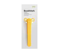 Smart Following Clip de marque-page en silicone antidérapant pour livres (jaune, bleu, rose rouge, rose, orange, vert) (jaune B)