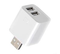 Smart for ZIGBEE Adaptateur USB pour application Tuya, module d'alimentation 1-3 Gang 5-12 V avec télécommande et assistant vocal, blanc (2 gangs)