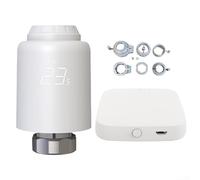 Smart For Zigbee Thermostat de radiateur avec concentrateur sans fil pour une gestion de la température contrôlée par application et la sécurité des enfants