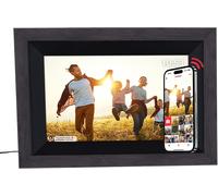 Smart Frame Wifi 105 En Bois Marron Cadre Photo Numérique 10,1"" Avec Fonction Wifi Pour Lire Vos Photos Et Vidéos Avec Son Couleur : Bois Noir