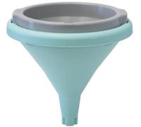 Smart Funnel - N'utilisez plus jamais un entonnoir traditionnel - Réduisez le désordre, évitez les déversements + surremplissage, mesurez les liquides et les poudres à l'intérieur de l'entonnoir, sans BPA et de qualité alimentaire, 340,2 g