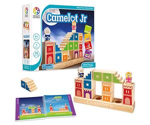 smart games - Camelot Jr, Preschool Puzzle Game with 48 Challenges, 4-9 Years, 24 x 6 x 24 cm (LxWxH)