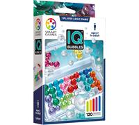 Smart Games – Jeu de puzzle IQ Bubbles – 120 défis – Multicolore – À partir de 8 ans
