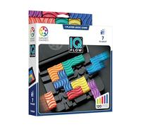 Smart Games - IQ Flow | Puzzle pour enfants et adultes | Jeux pour enfants de 8 ans ou plus | Jeux de société avec 120 défis | Cadeau enfant 8 ans ou plus pour 1 joueur