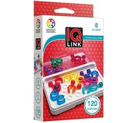 Smart Games IQ Link Jeu Solitaire Casse-Tête Portable Avec 120 Défis 7+ Ans