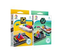Smart Games - IQ Puzzler Pro + IQ Six Pro | Jeux de société pour enfants de 8 ans ou plus | Puzzle pour enfants et puzzles adultes avec 240 défis | Jeux de voyage pour 1 joueur