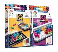 Smart Games - IQ Puzzler Pro + IQ XOXO, Jeux De Logique, Jeu De Reflexion, Jeux Educatif 6 Ans, Jeux De Société Enfant, Jeux De Voyage Enfant, Puzzle Enfant