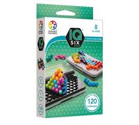 Smart Games IQ Six Pro Jeu Solitaire Casse-Tête Portable Avec 120 Défis 7+ Ans